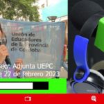 Zuli Miretti, Secr. Adjunta de UEPC, se refiere al Paro del 27 de febrero