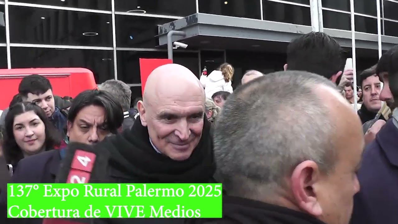 Imágenes de la cobertura de la Expo Rural de Palermo 2025 - Radio Vive