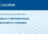 Transmisión en vivo del plenario de trabajo y presupuesto de la Nación