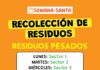 CRONOGRAMA DE SERVICIOS MUNICIPALES POR SEMANA SANTA Y EL FERIADO POR EL DIA DEL VETERANO Y DE LOS CAÍDOS EN LA GUERRA DE MALVINAS