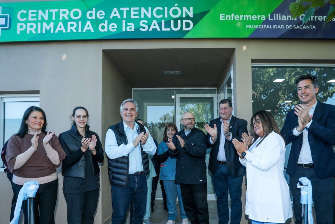 Inauguracion en Sacanta
