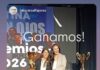 La Lucero junto a Don Celestino premiados en Todo Láctea como mejor alfajor cordobés