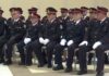 Ingreso de Bomberos Voluntarios de Pozo del Molle a su acto protocolar