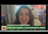 Andrea llegó a Kansas y fue entrevistada por Canal 12