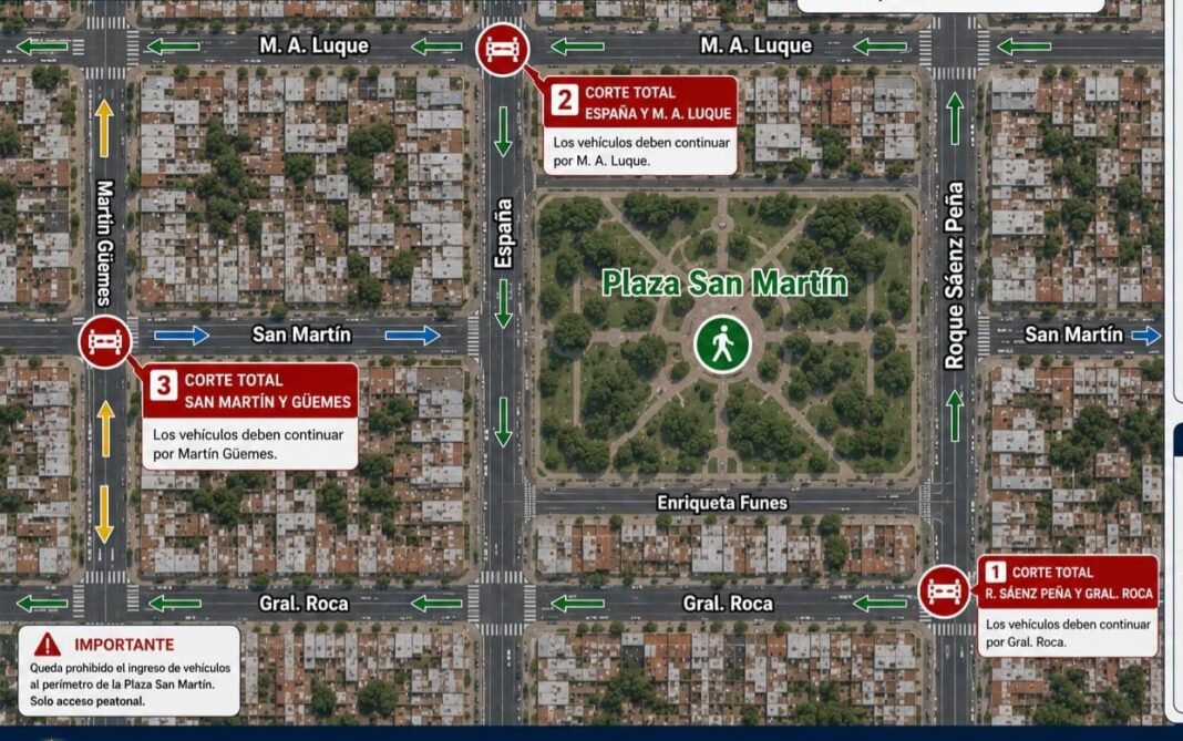 Operativo en Las Varillas