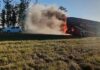 Se incendió un colectivo que viajaba de San Francisco a Córdoba
