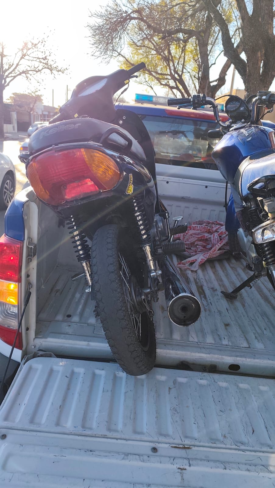 Moto secuestrada