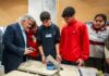 Llaryora acompañó a los estudiantes semifinalistas de la Copa Robótica Educabot 2026