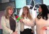 Marcela Unzueta y Andrea Rivadero, organizadoras de la EXPO del Centro de País en Villa Nueva