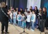 Presentación del Coro de la Escuela San Martín en la Feria del Libro