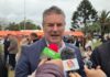 Augusto Pastore estuvo en la apertura de la Expo de Las Varillas y Fiesta de las Colectividades