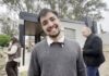 Inauguración de baños públicos en Las Varillas y entrevista a Vicente Gómez, ideólogo del proyecto